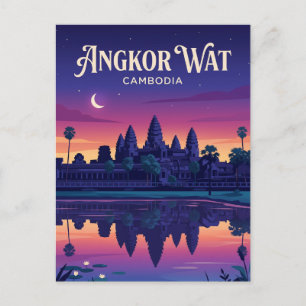 Carte Postale Angkor Wat Cambodge