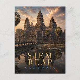 Carte Postale Angkor Wat Cambodge REALMS