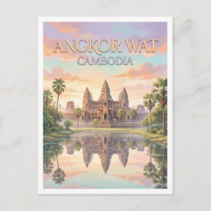 Carte Postale Angkor Wat Siem Reap Cambodge