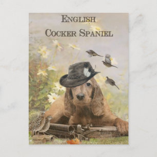Carte Postale Anglais Cocker Spaniel
