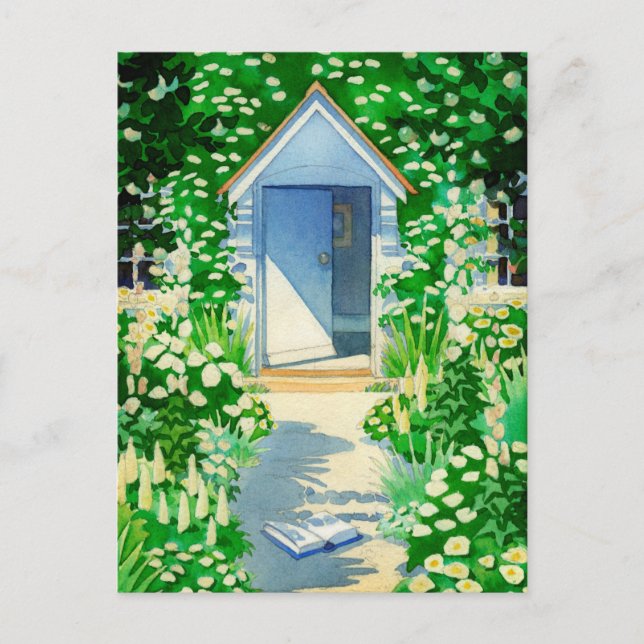 Carte Postale Anglais Summer Cottage Garden (Devant)