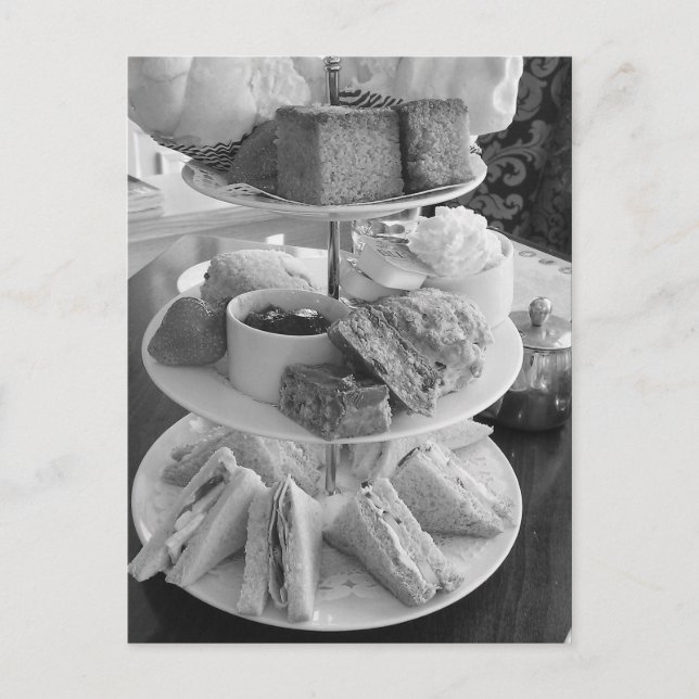 Carte postale anglaise Afnoon Tea (Devant)