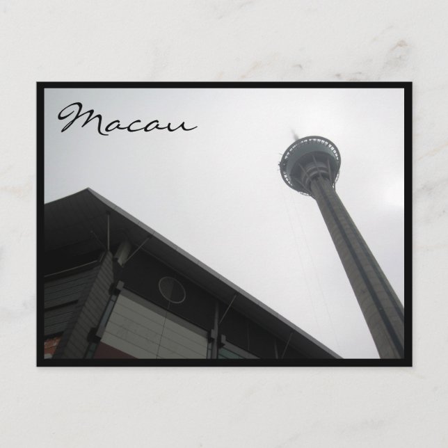 Carte Postale angle de la tour macau (Devant)