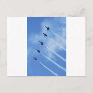 Carte Postale Angles bleus
