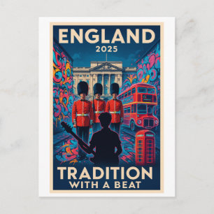 Carte Postale Angleterre 2025 – Tradition avec un rythme