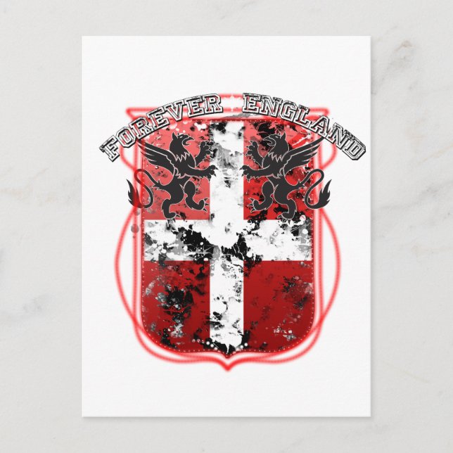 Carte Postale Angleterre Crest (Devant)