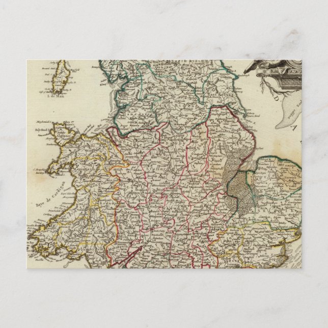 Carte Postale Angleterre et Pays de Galles 2 (Devant)