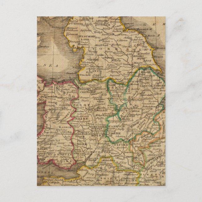 Carte Postale Angleterre et Pays de Galles 4 (Devant)