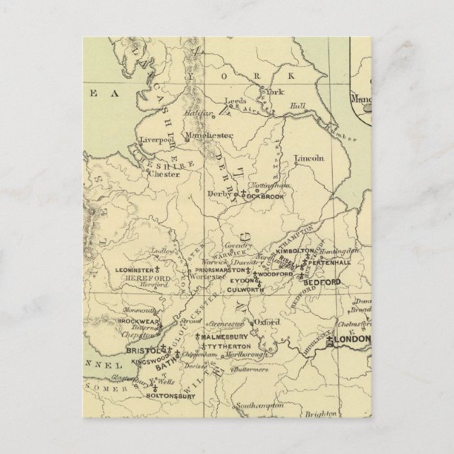 Carte Postale Angleterre, Irlande (Devant)