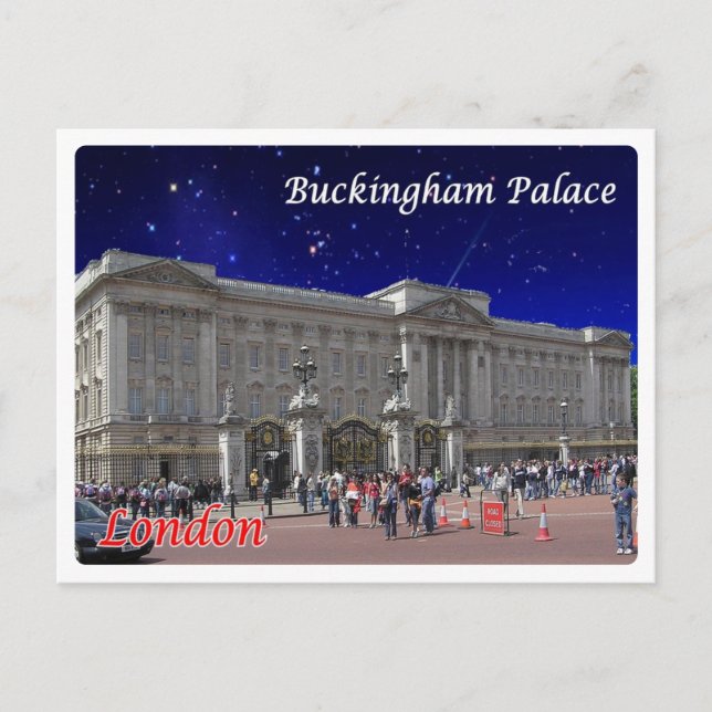 Carte Postale Angleterre - Londres - Buckingham Palace - (Devant)