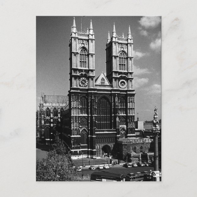 Carte Postale Angleterre vintage Abbaye de Westminster (Devant)