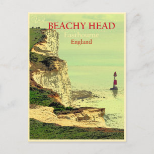 Carte Postale Angleterre Vintage Beachy Head Eastbourne Travel