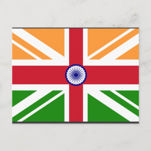 Carte Postale Anglo Indian Indentity, Inde