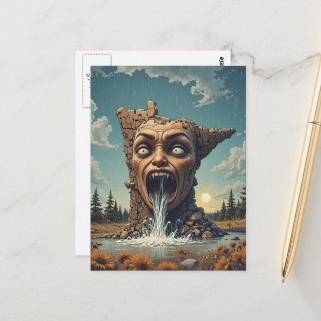 Carte Postale Angry Minnesota Boundary Waters (Devant/Arrière en situation)