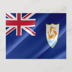 Carte Postale Anguilla - Drapeau -