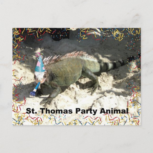 Carte Postale Animal de la fête St. Thomas ! (Devant)