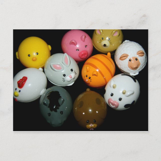 Carte postale animal plastique (Devant)