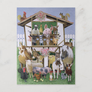 Carte Postale Animal Playhouse
