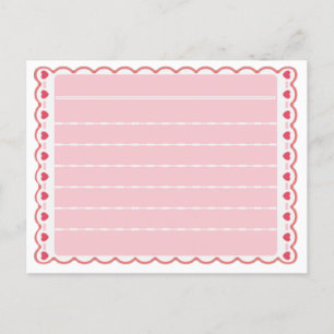 Carte Postale Animal Traversant Nouvelle Feuille Beau Papier Sta