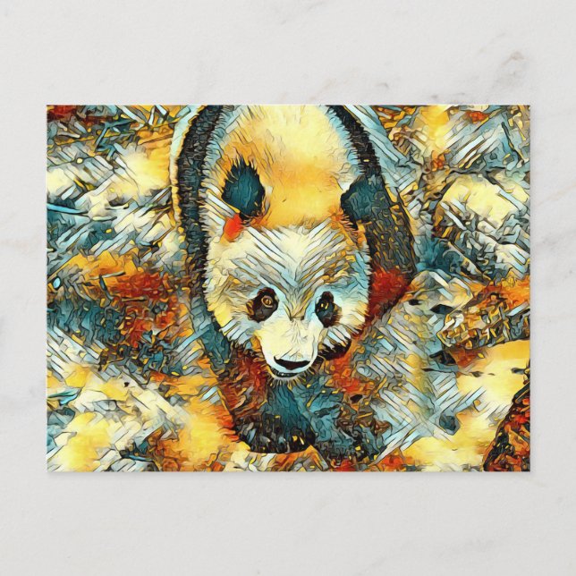 Carte Postale AnimalArt_Panda_006 (Devant)