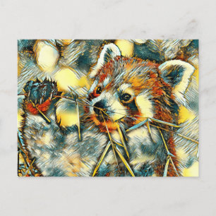Carte Postale AnimalArt_RedPanda_001