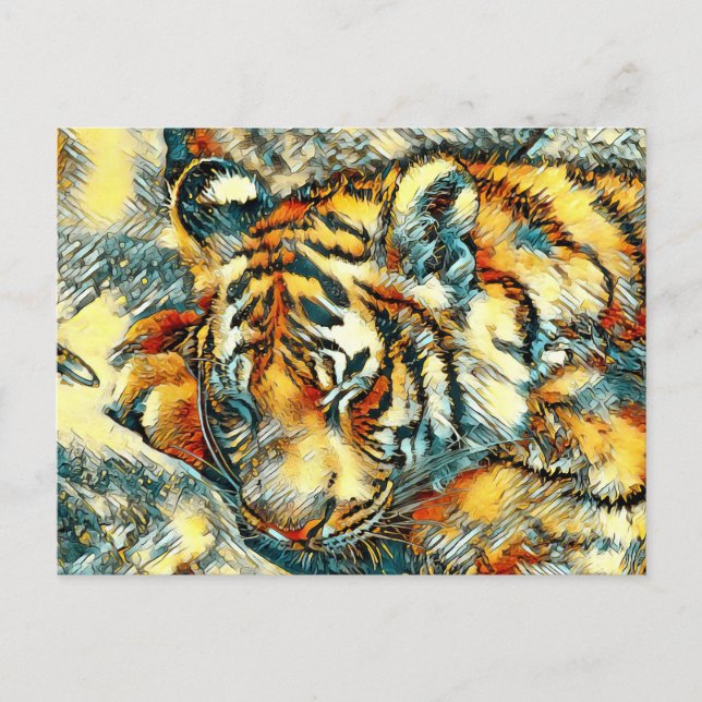 Carte Postale AnimalArt_Tiger_005 (Devant)