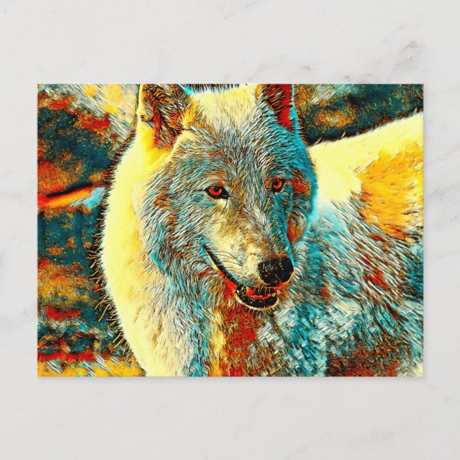 Carte Postale AnimalArt_Wolf_009 (Devant)