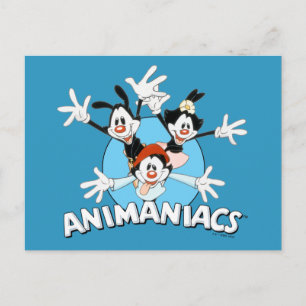 Carte Postale Animaniacs   Warner Siblings Armoiries grand graph