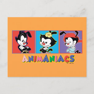 Carte Postale Animaniacs   Yakko, Dot, & Wakko Panel Graphic