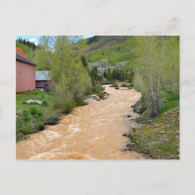 Carte Postale Animas River, Silverton, Colorado (Devant)