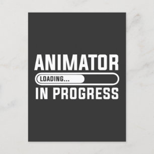 Carte Postale Animateur en cours d'étude