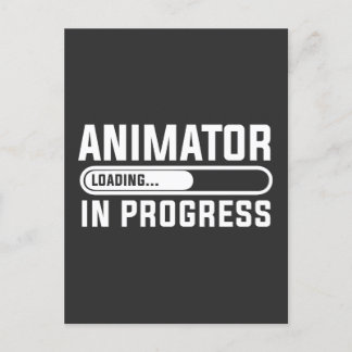 Carte Postale Animateur en cours d'étude