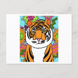 Carte Postale Animaux sauvages de Patty Tiger
