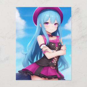 Carte Postale Anime Girl 007