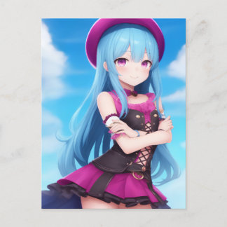 Carte Postale Anime Girl 007