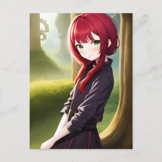 Carte Postale Anime Girl 011