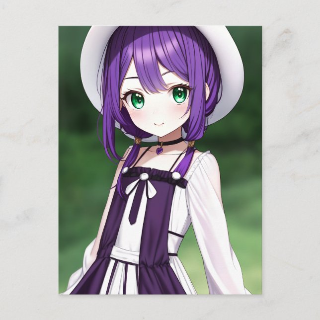 Carte Postale Anime Girl 018 (Devant)