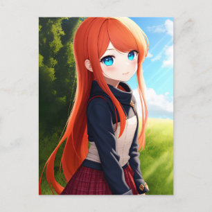 Carte Postale Anime Girl 019