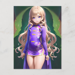 Carte Postale Anime Girl 042