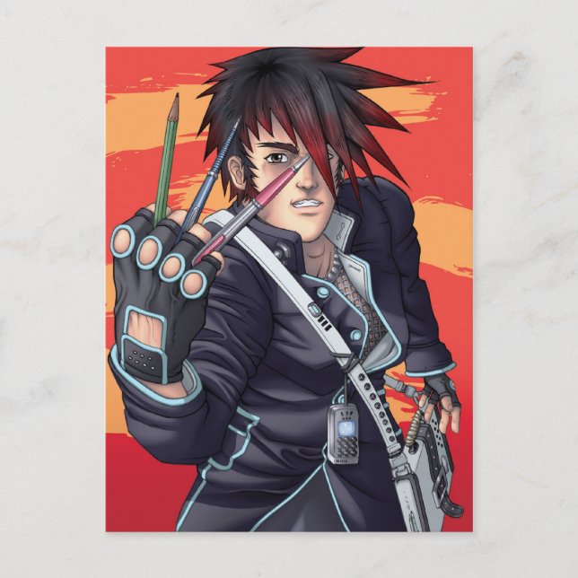 Carte Postale Anime Manga Artist (Devant)