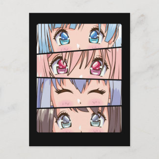 Carte Postale Anime mignonne fille Japon Comic Manga Anime