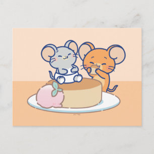 Carte Postale Anime Tuffy et Jerry Cheesecake
