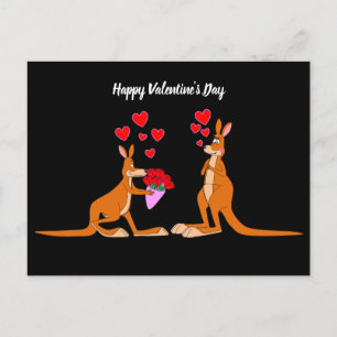 Carte postale Animée de la Saint-Valentin Kangaroo