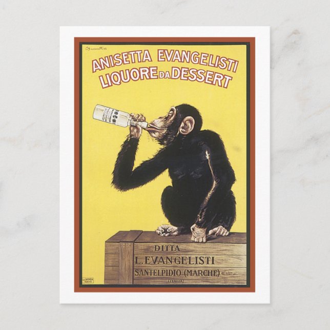 Carte Postale Anisetta Evangelisti (Devant)