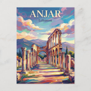 Carte Postale Anjar Liban