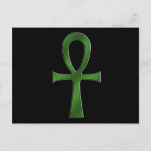 Carte Postale Ankh Green