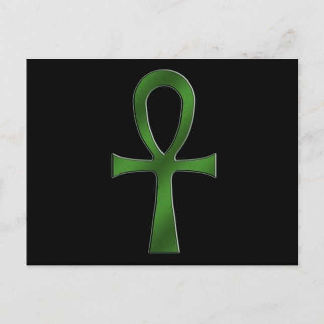 Carte Postale Ankh Green (Devant)
