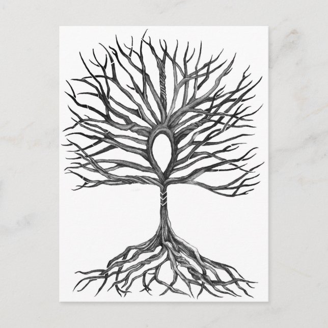 Carte Postale Ankh Tree of LIfe Design (Devant)