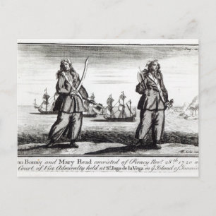 Carte Postale Ann Bonny et Mary