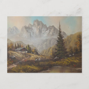 Carte Postale Ann Hayes Peindre le rêve bavarois